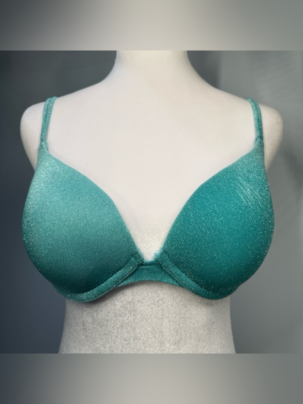 Teal Shimmer Bra